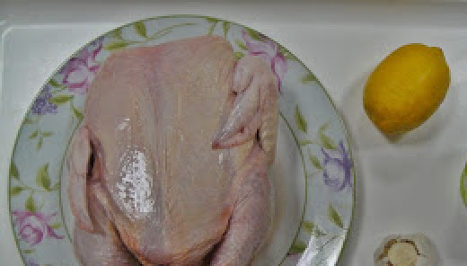 1. Этап. Курица в йогурте в духовке: Подготовить продукты.