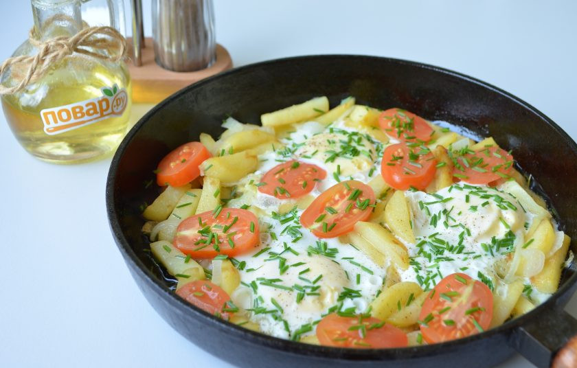 1. Этап. Деревенская яичница: 6. Деревенская яичница готова!