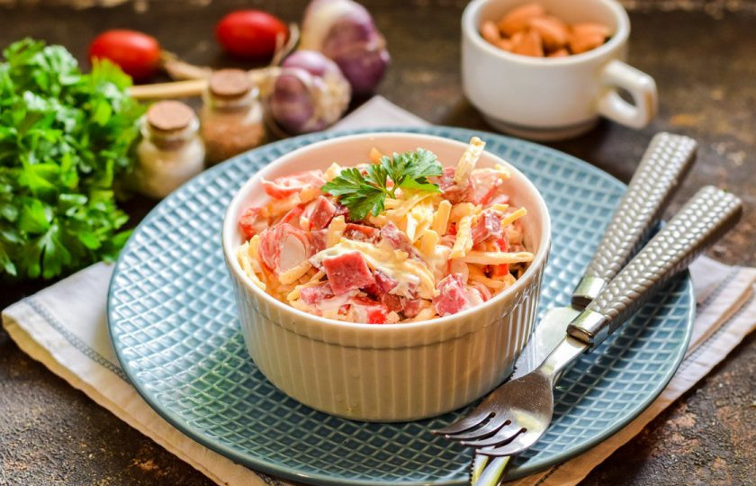 1. Этап. Салат Амазонка: Приятного аппетита!