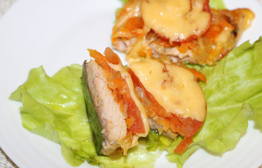 1. Этап. Горбуша с помидорами и сыром в духовке: Приятного аппетита!