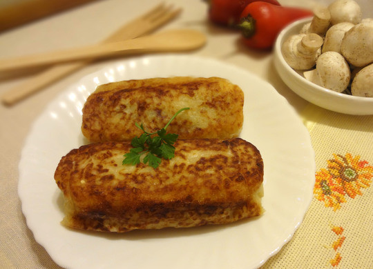 1. Этап. Зразы на сковороде: И подаем к столу. Приятного аппетита!