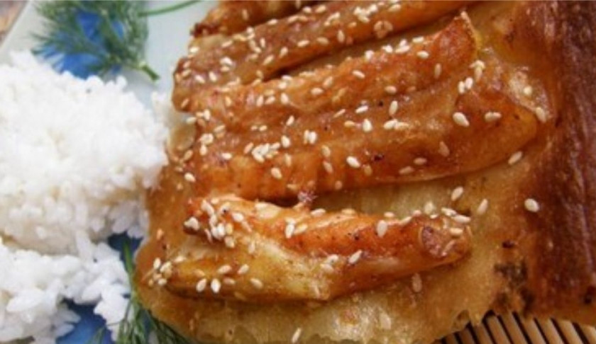 1. Этап. Брюшки семги в духовке: 3. Такая закуска легко разделяется на порции и подается горячей. Отлично идет с красным вином. Приятного аппетита!