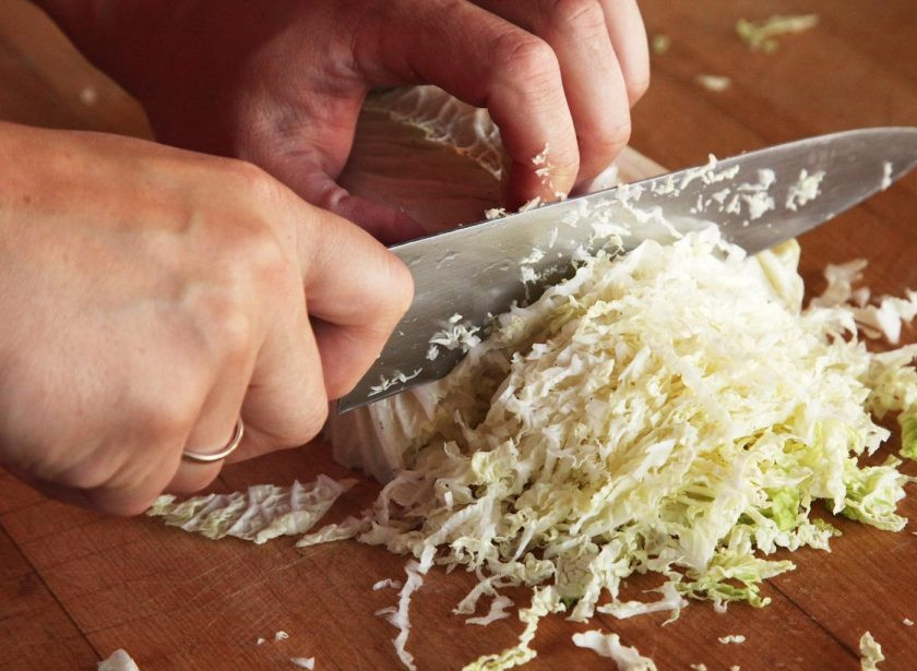 1. Этап. Японские пельмени Гедза со свининой: 1. Первым делом замесите пельменное тесто и оставьте его 