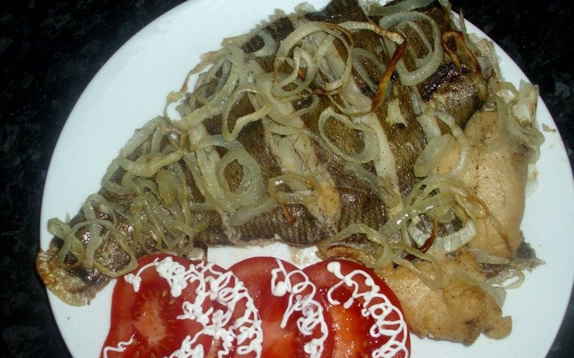 1. Этап. Камбала запеченная: Приятного аппетита!