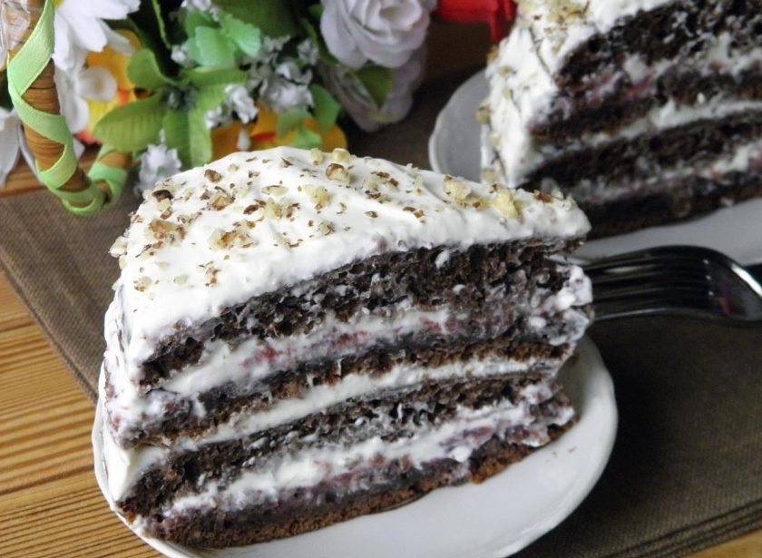 1. Этап. Сметанник шоколадный: 10. Приятного аппетита!