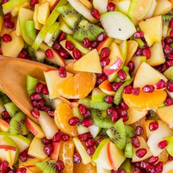 Зимний фруктовый салат