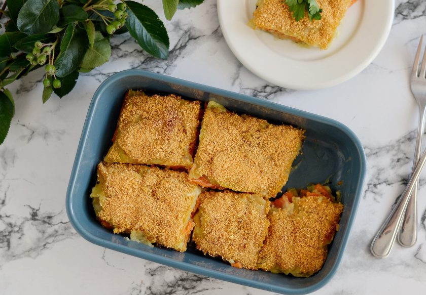 1. Этап. Запеканка с бататом: Запеканка из батата готова, приятного аппетита!