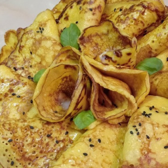 Блины тыквенные