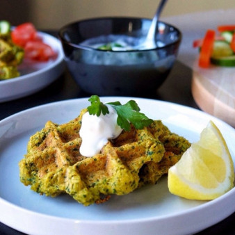 Нутовые вафли