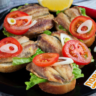 Жареная хамса