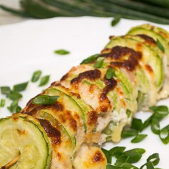 Кабачки, жаренные на мангале