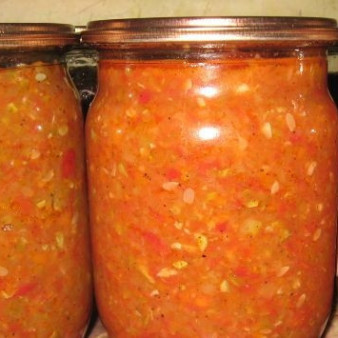 Аджика из кабачков