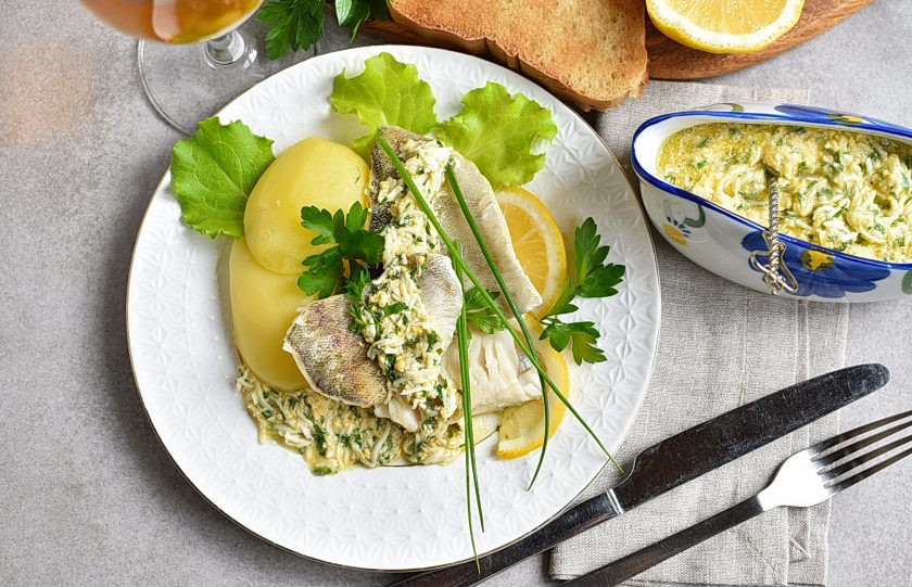 1. Этап. Треска по-польски: Сразу же подайте к столу. Приятного аппетита!