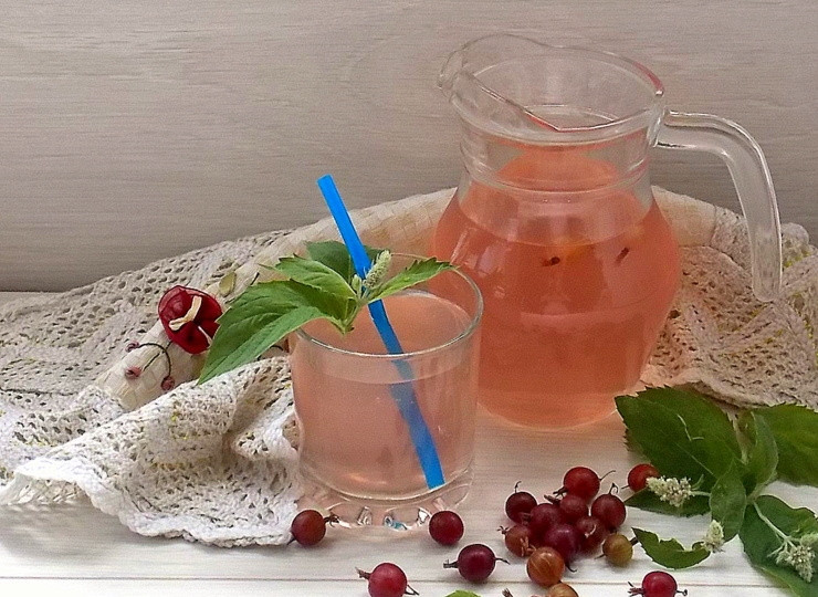 1. Этап. Напиток Крыжовниковый Мохито: Приятного аппетита!