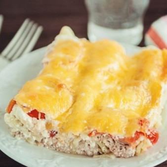 Каннеллони с куриным фаршем