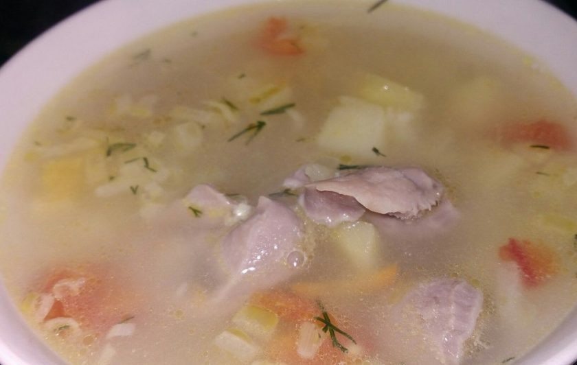 1. Этап. Суп с куриными желудками и пшеном: 9. Подавайте в горячем виде. Приятного аппетита!