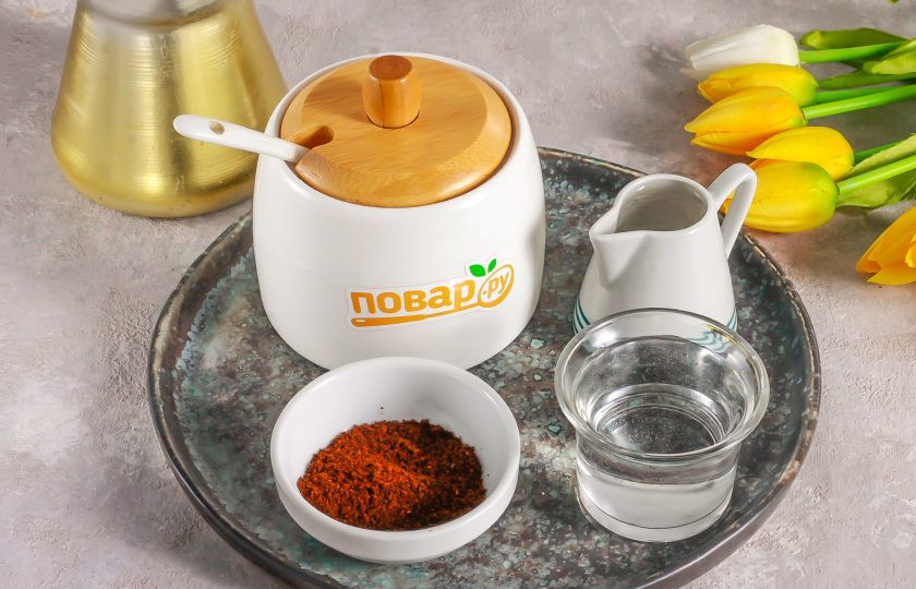 1. Этап. Кофе Американо в турке: Подготовьте указанные ингредиенты. Так как кофе 