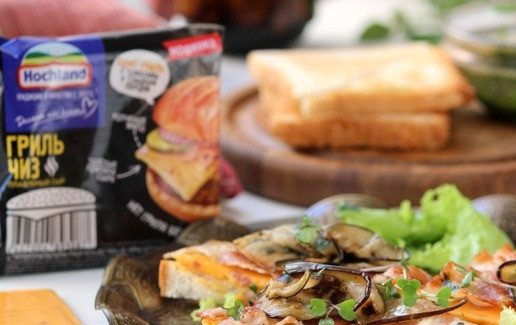 1. Этап. Брускетты с баклажанами и сыром: Приятного аппетита!