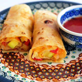 Кесадилья с овощами