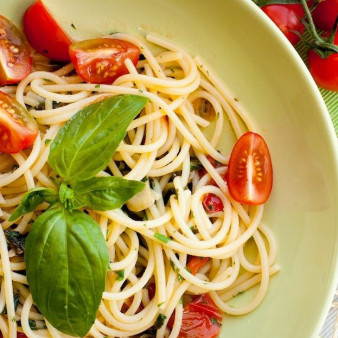 Паста с базиликом