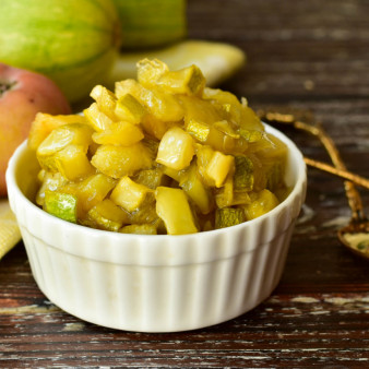 Варенье из кабачков и яблок