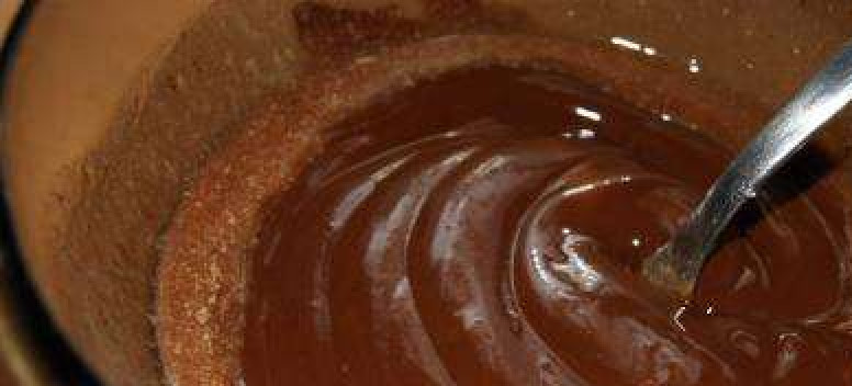 1. Этап. Самые шоколадные печенья: Шоколад растапливаем вместе со сливочным маслом.