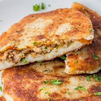 Картофельные котлеты с мясом