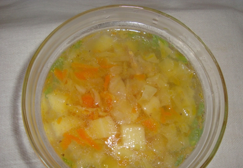 1. Этап. Кислые щи с курицей: 4. Готово! Приятного аппетита!