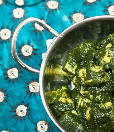 1. Этап. Шпинат с адыгейским сыром: Блюдо готово. Приятного аппетита!