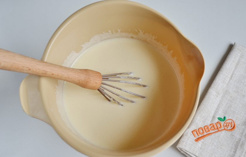 1. Этап. Креп Сюзетт (Crepe Suzette): 7. Тесто готово, оно невероятно воздушное, нежное.