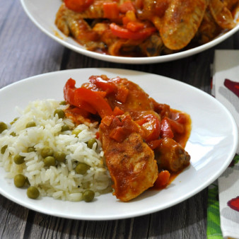 Яхния из курицы