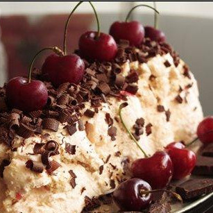 Творожный пирог с черешней