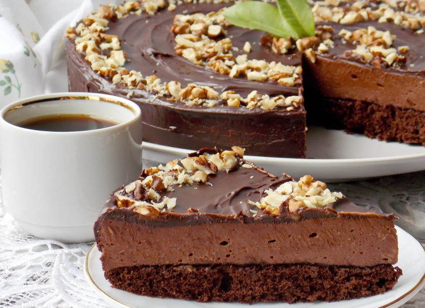 1. Этап. Торт Шоколадное птичье молоко: Приятного чаепития!