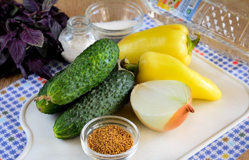 1. Этап. Огурцы Бостон: Подготовьте продукты по списку.