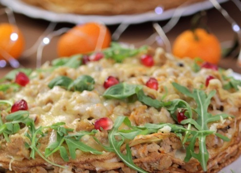 1. Этап. Блинный торт: Приятного аппетита! Ну очень вкусно!