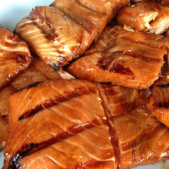 Горбуша на гриле