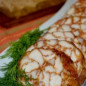 Мраморный рулет (мясная нарезка из курицы)