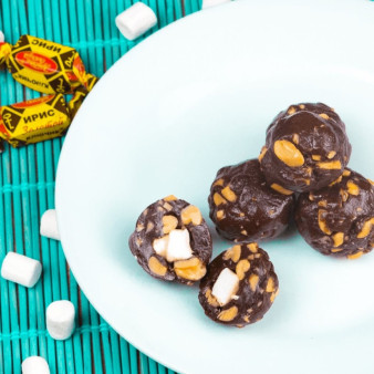 Конфеты Сникерс с маршмеллоу