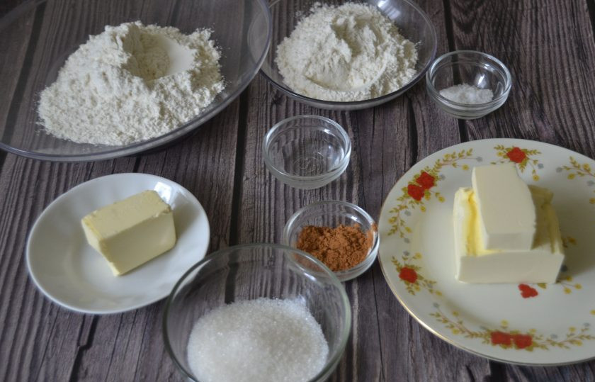 1. Этап. Печенье Арлетт: Подготовьте ингредиенты.