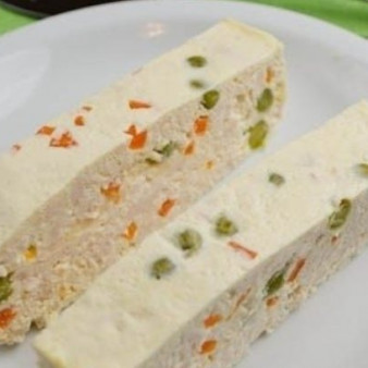 Паровое суфле из курицы