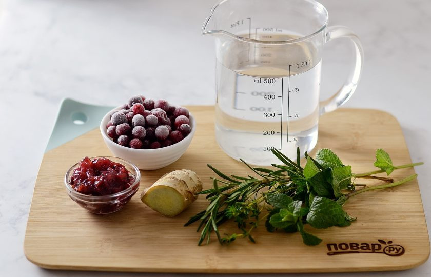 1. Этап. Чай Глогги: Подготовьте все ингредиенты.