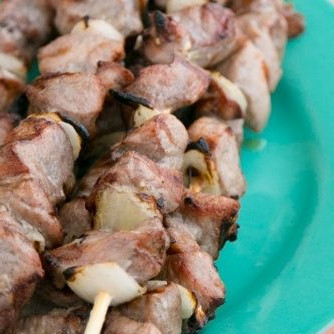 Кавказский шашлык из свинины