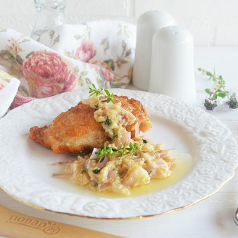 Курица в сливочном соусе Piccata