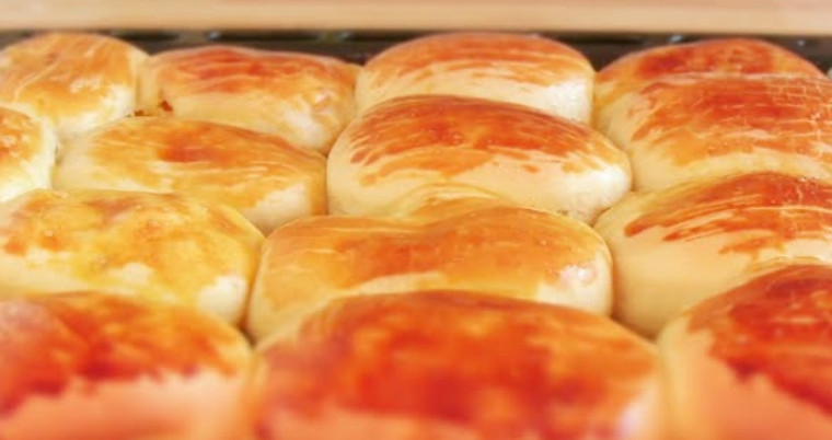 1. Этап. Пирожки с яблоками и тыквой в духовке: 9. Румяные пирожочки готовы!