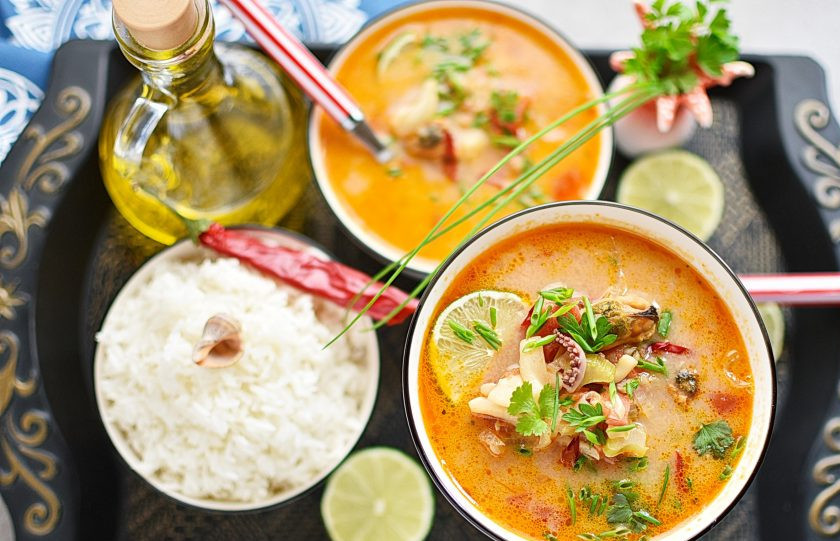 1. Этап. Суп из коктейля морепродуктов: Приятного аппетита!