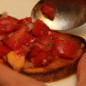 Брускетта с помидорами