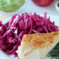 Красная капуста маринованная