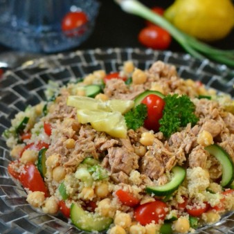 Tuna and lemon salad