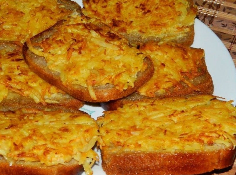 1. Этап. Горячие овощные бутерброды: Приятного аппетита!