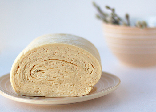 1. Этап. Постное бездрожжевое тесто: 4. Готово! Тесто храним в пакете или в пищевой пленке в морозилке.